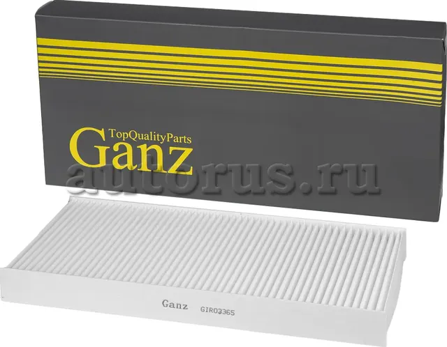 Фильтр салонный PEUGEOT 407 GANZ GIR03365 Ganz. Артикул GIR03365