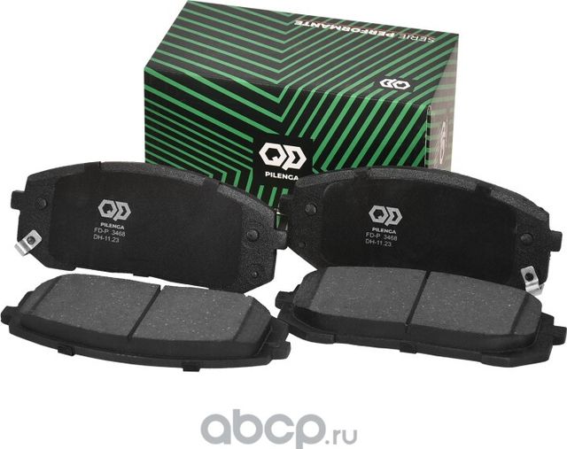 PILENGA Колодки тормозные дисковые передние  HYUNDAI/KIA ELANTRA  SPECTRA. Артикул fd-p3468