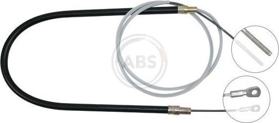 Трос ручника (тросик ручного тормоза) ABS для BMW 7 II (E32) 1985-1994. Артикул K10326