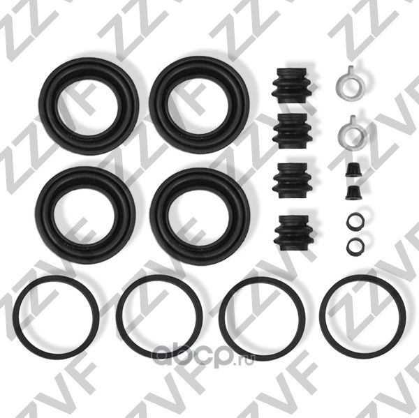 РЕМКОМПЛЕКТ СУППОРТА ТОРМОЗНОГО ПЕРЕДНЕГО LEXUS RX 350 (09-) TOYOTA HIGHLANDER K (Zzvf). Артикул ZVCER040