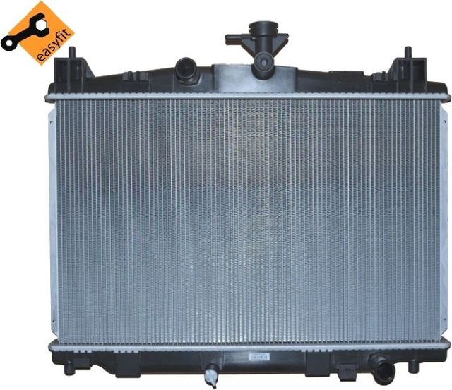 Радиатор охлаждения двигателя NRF (алюминий) для Mazda 2 II (DE) 2007-2015. Артикул 53751