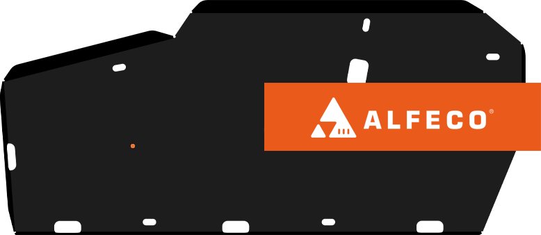 Защита Alfeco для топливных баков MG 5 2020-2026. Артикул ALF.69.03