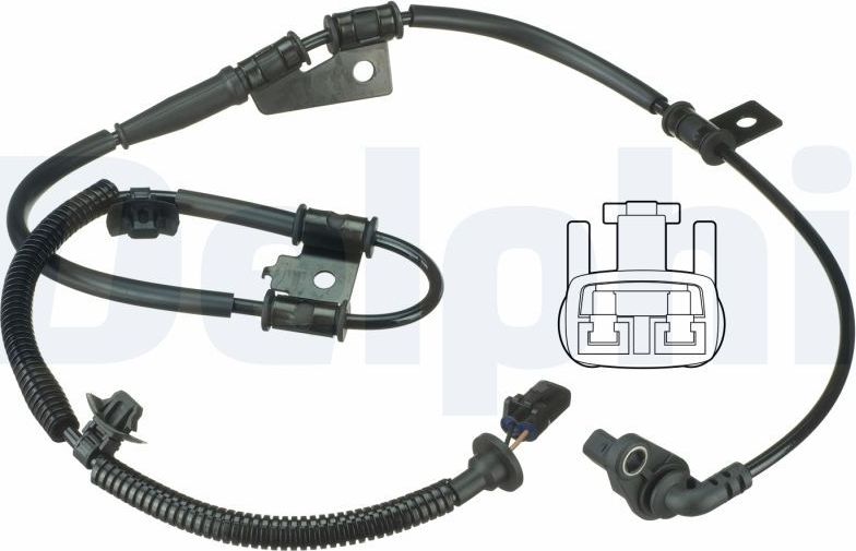 Датчик ABS Delphi. Артикул SS20505