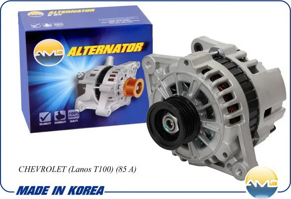 Генератор 85A CHEVROLET LANOS 2005 (AMD) AMD. Артикул AMDEL174