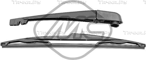 Щетка стеклоочистителя (дворник) Metalcaucho задняя для Fiat Stilo 2001-2008. Артикул 68232