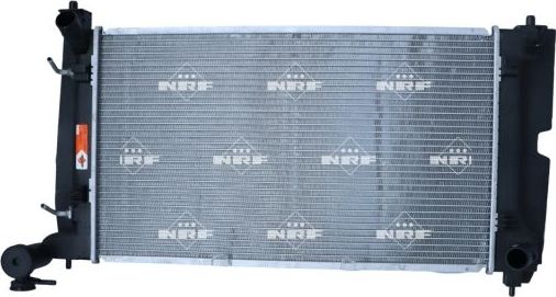 Радиатор охлаждения двигателя NRF EASY FIT для Toyota Corolla E120, E130 2002-2008. Артикул 53396