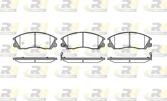 Тормозные колодки RoadHouse передние для Hyundai Terracan I 2001-2006. Артикул 2771.32