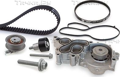 Помпа (водяной насос) с комплектом ремня ГРМ Gates PowerGrip™ для SEAT Mii 2011-2019. Артикул KP25680XS-1