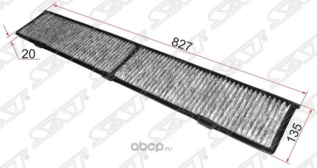 ФИЛЬТР САЛОНА BMW 1-SERIES E87 04-3-SERIES E90 05 (SAT). Артикул ST64316962549