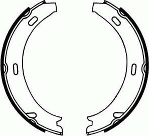 Тормозные колодки (стояночная тормозная система) SCT-Germany. Артикул SS 535