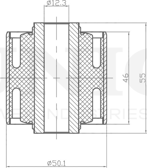 Сайлентблок рычага подвески (Unio). Артикул RMP-20151