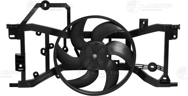 Вентилятор радиатора двигателя Luzar для Renault Logan II 2013-2026. Артикул LFK 0978