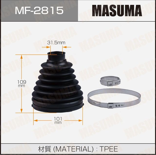 Пыльник шруса (комплект) Masuma. Артикул MF-2815