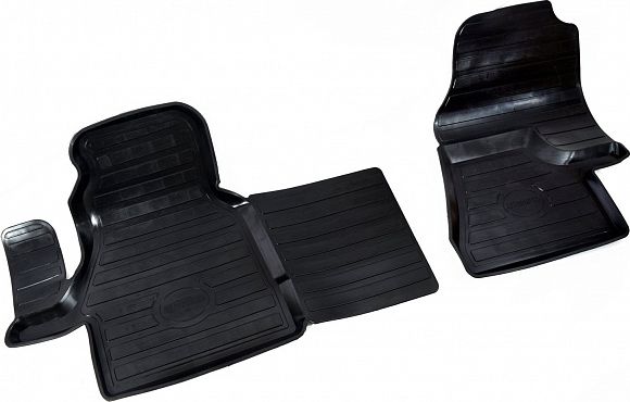 Коврики резиновые Avtodriver для салона Mercedes-Benz Sprinter 2 передних 2001-2006. Артикул ADRAVG169