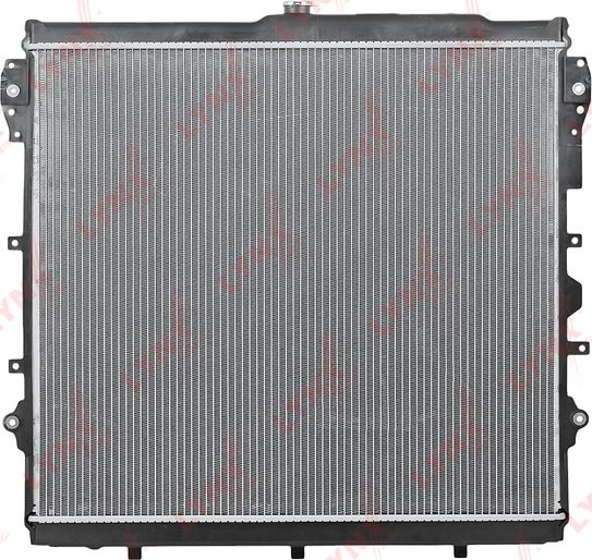 Радиатор охлаждения двигателя LYNXauto для Toyota Sequoia II 2007-2026. Артикул RB-3022