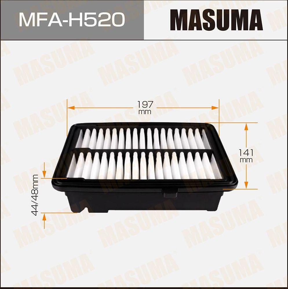 Воздушный фильтр Masuma. Артикул MFA-H520