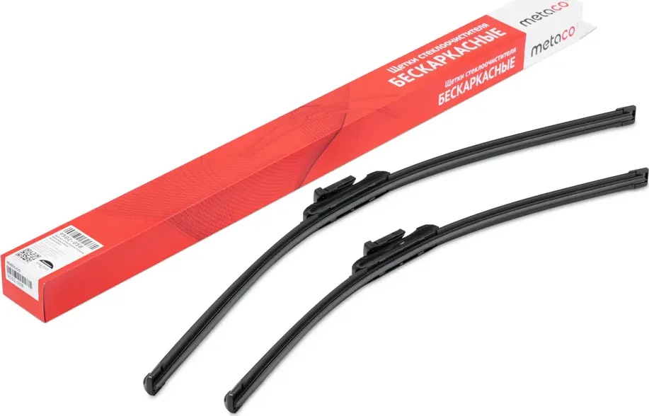 Щетки стеклоочистителя (к-кт) 650/530мм (Metaco). Артикул 9502058