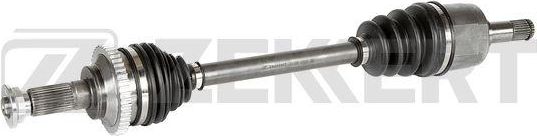 Полуось (привод в сборе, приводной вал) Zekkert передняя левая для Kia Shuma II 2001-2004. Артикул AW-5539