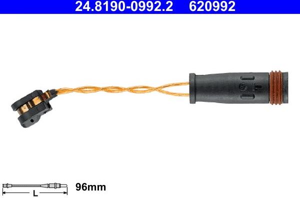 Датчик износа тормозных колодок  ATE. Артикул 24.8190-0992.2