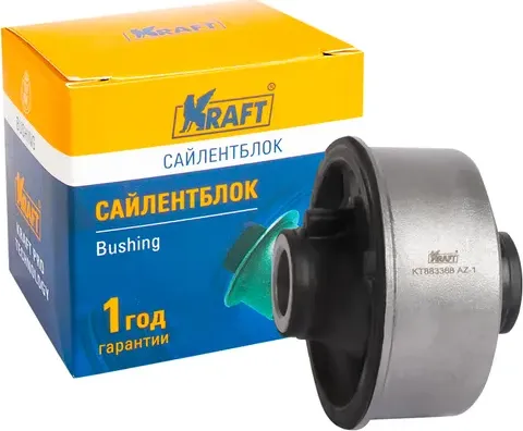 KT883368_Сайлентблок задний переднего рычага Toyota Avensis (03-08), Corolla (06 (Kraft) Kraft. Артикул KT883368