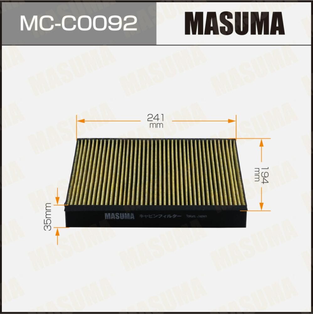 Салонный фильтр(1/40) (Masuma). Артикул MCC0092