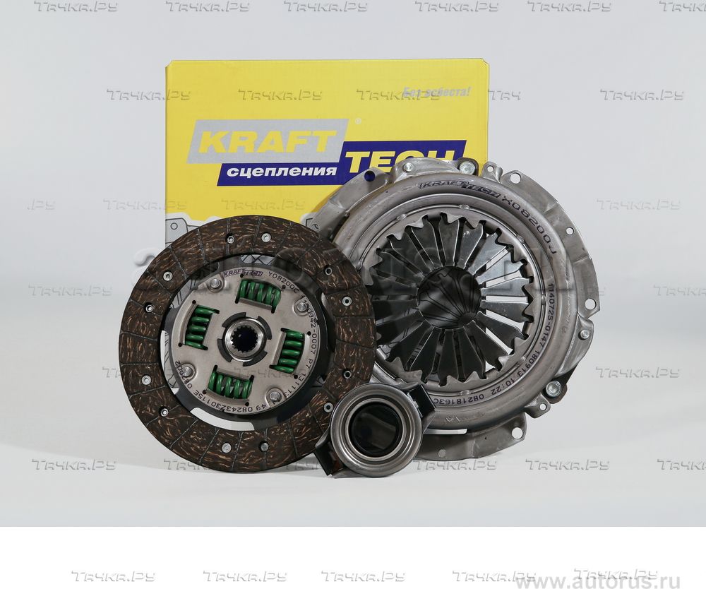 Сцепление (комплект) KraftTech 3P Kit для Nissan Almera N15 1995-2000. Артикул W18200C