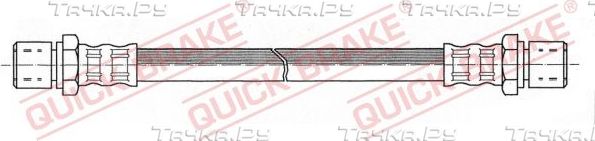 Тормозной шланг Quick Brake передний/задний правый/левый внутренний для Subaru Justy II 1995-2003. Артикул 22.081