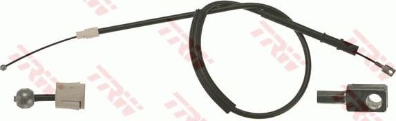 Трос ручника (тросик ручного тормоза) TRW. Артикул GCH511