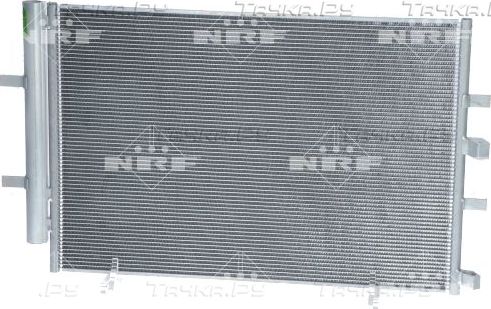 Радиатор кондиционера (конденсатор) NRF EASY FIT. Артикул 350405