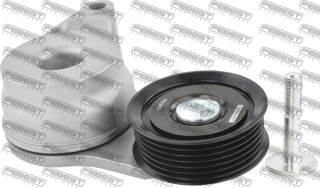 Натяжной ролик (натяжитель) приводного клинового зубчатого ремня Febest. Артикул 1290-D3