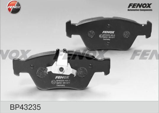 Тормозные колодки Fenox. Артикул BP43235