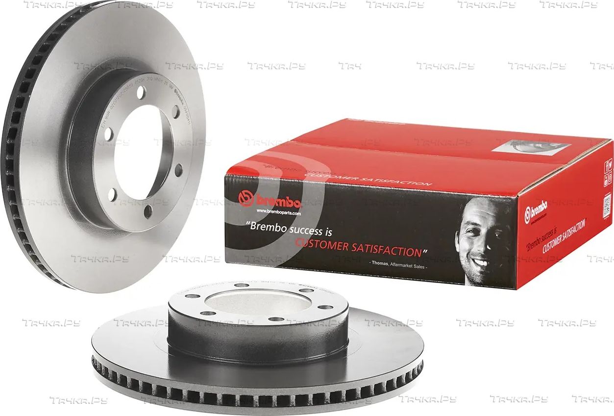 Тормозной диск Brembo UV Coated передний для Toyota 4Runner IV 2002-2009. Артикул 09.A204.11