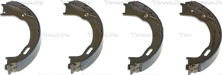 Тормозные колодки (стояночная тормозная система) Brembo задние для Jeep Cherokee III (KJ) 2001-2008. Артикул S 37 509
