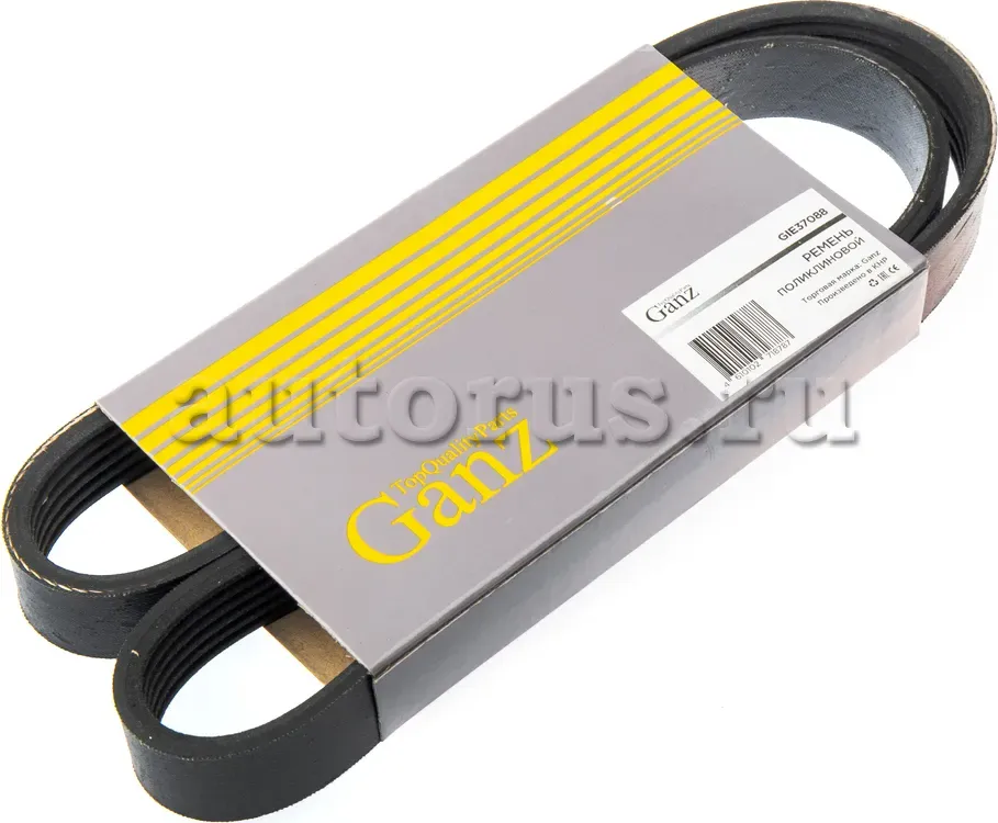 Ремень поликлиновый 6PK970 FIAT (Ganz). Артикул GIE37088
