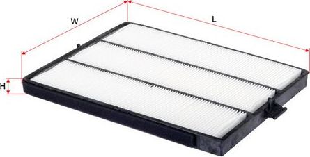 Салонный фильтр Sakura для Honda Accord VI 1998-2003. Артикул CA-1603