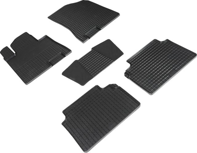 Коврики резиновые Seintex с узором сетка для салона Kia K5 2020-2026. Артикул 97096