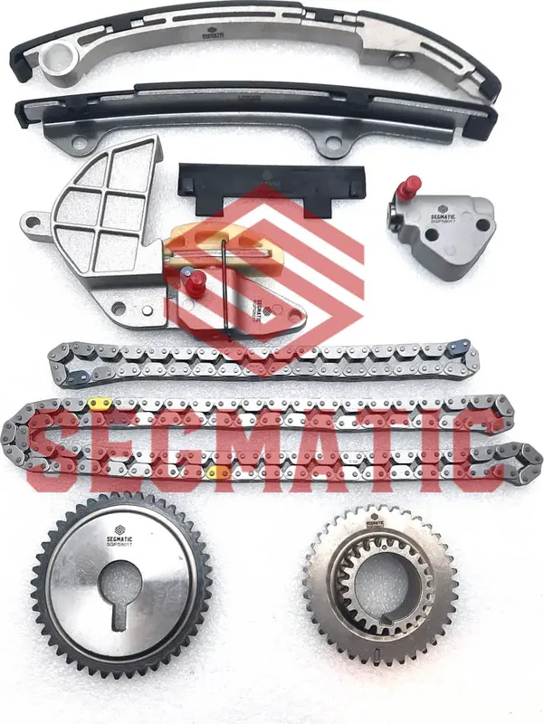 КОМПЛЕКТ ЦЕПИ ГРМ (ЦЕПЬ-2,НАТ-2,УСП-3,ШЕСТ-2)  NISSAN PRIMERA/X-TRAIL (Segmatic). Артикул SGPS8017