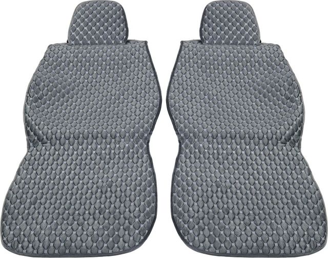 Накидки Seintex каркасные Classic Ultra на сидения, цвет Серый/белая строчка. Артикул 317684