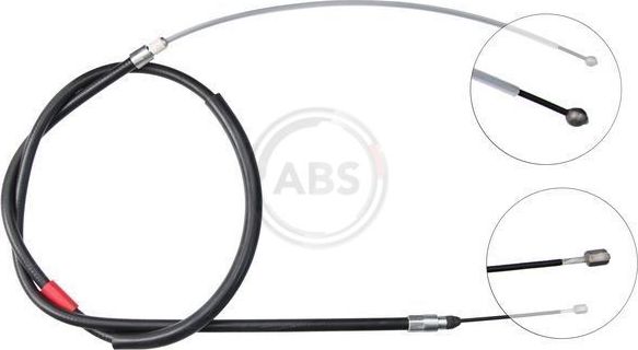 Трос ручника (тросик ручного тормоза) ABS. Артикул K19928