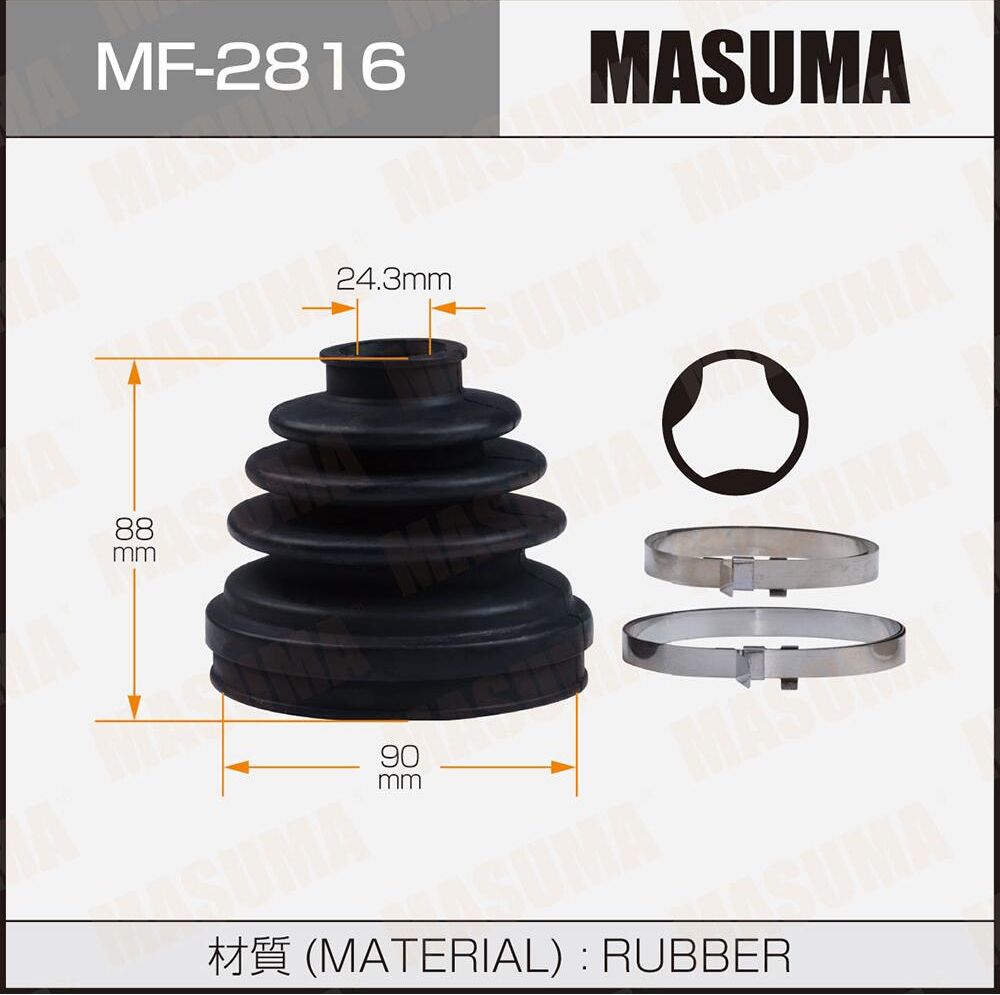 Пыльник шруса (комплект) Masuma. Артикул MF-2816