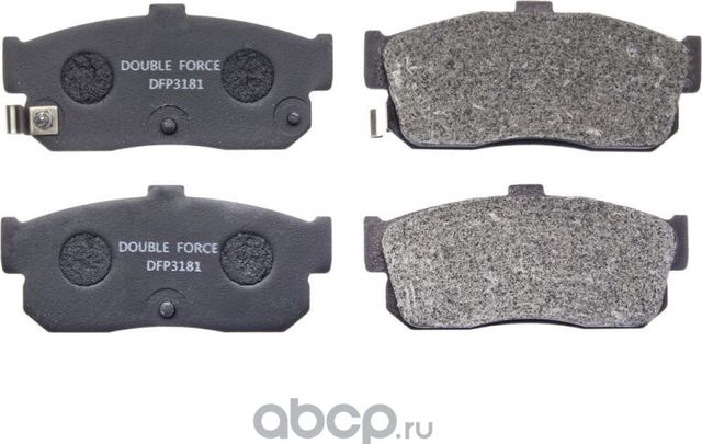 Колодки тормозные дисковые Double Force Double Force. Артикул DFP3181