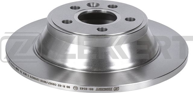 Тормозной диск Zekkert задний для Volvo XC70 I 2007-2007. Артикул BS-6143