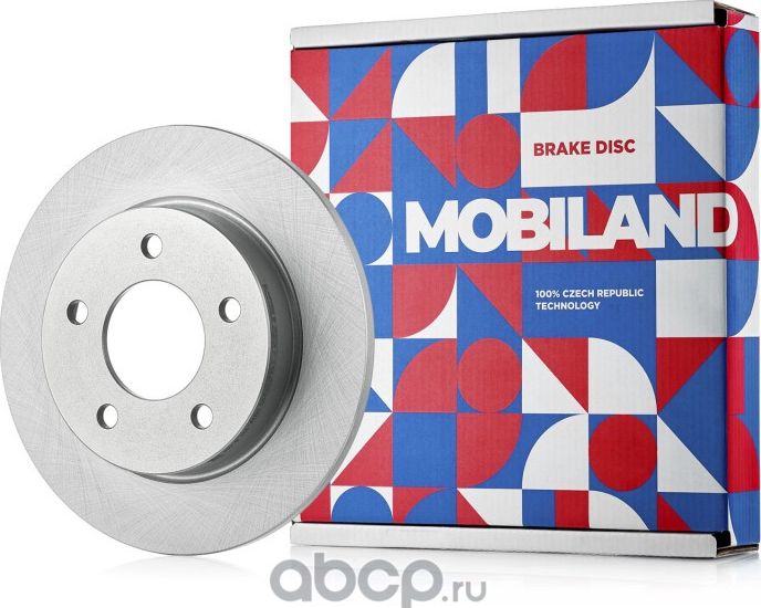 Диск тормозной задний невентилируемый D264,8мм MAZDA 3 (BK) (Mobiland). Артикул 416209010