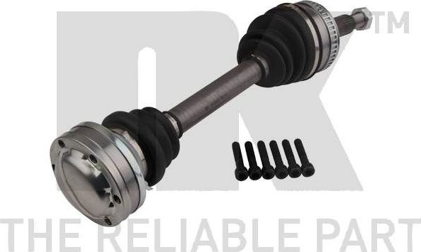 Полуось (привод в сборе, приводной вал) NK для Peugeot 406 I 1996-2004. Артикул 503309