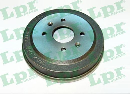 Тормозной барабан LPR задний для Chevrolet Spark III 2010-2016. Артикул 7D0668