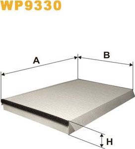Салонный фильтр WIX Filters. Артикул WP9330