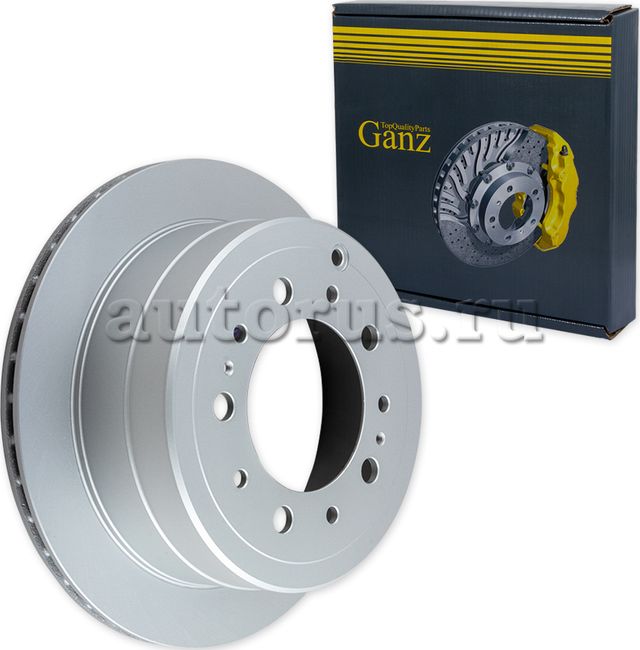 Диск тормозной задний с покрытием (Ganz). Артикул GIJ06121
