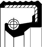 Уплотняющее кольцо, ступенчатая коробка передач Corteco (FPM (Fluor-Kautschuk)). Артикул 01036702B