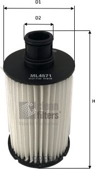 Масляный фильтр Clean Filters. Артикул ML4571