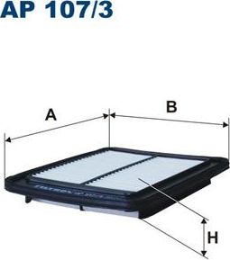 Воздушный фильтр Filtron. Артикул AP 107/3